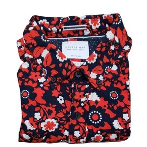 Cactus Man Button-Down Shirt Long Sleeves